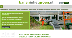 Desktop Screenshot of baneninhetgroen.nl