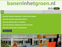 Tablet Screenshot of baneninhetgroen.nl